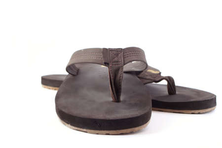 comfortable and casual thong sandalsの写真素材