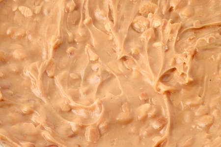 crunchy peanut butter textureの写真素材