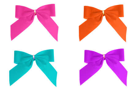 different colored festive boughsの写真素材