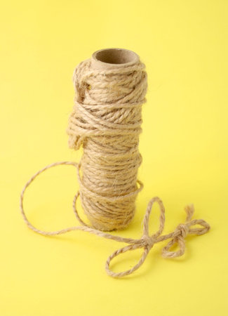 spool of rope used for packaging