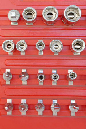 different size screwdriver and bolt  bits