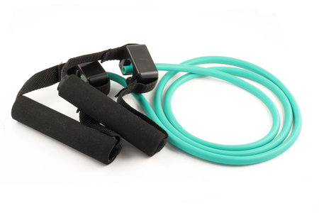 stretchy rubber exercise bands for strength training