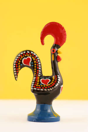 Legendary, folklore colorful rooster associated with Portugalの写真素材