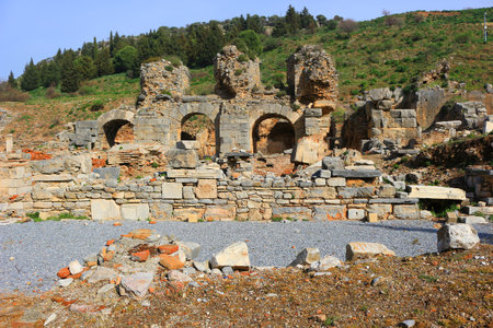 Ruins in Ephesus, Turkey, in the Middle East