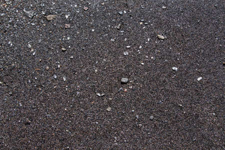 Black Beach near Lorneville, New Brunswick, Atlantic Canada on the Bay of fundyの写真素材