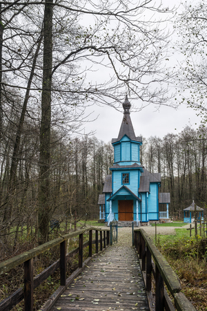 Wooden orthodox church in Koterka, Polandの写真素材