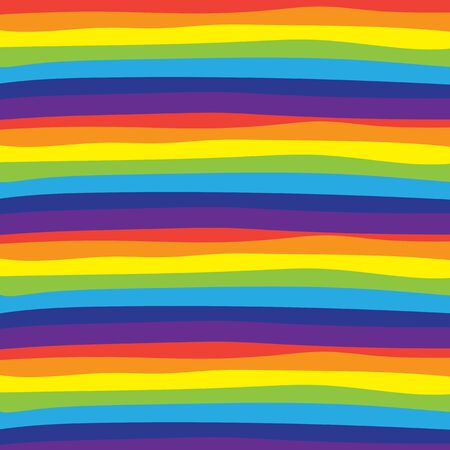 rainbow background in doodle style for multi purpose background or element vectorのイラスト素材