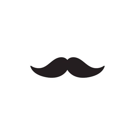 Moustache icon with handdrawn doodle styleのイラスト素材