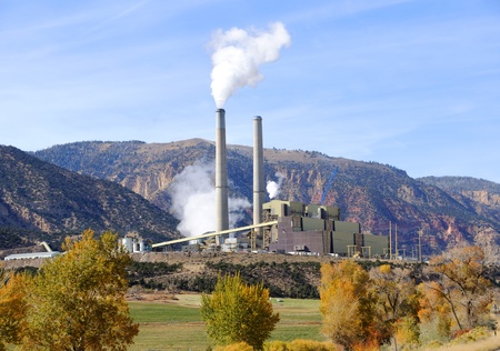 Central Utah Coal-Fired Power Plantの写真素材