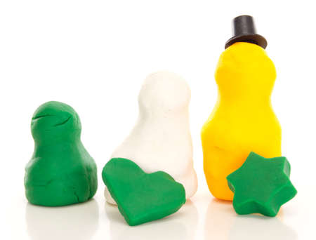Modelling clay figures irelandの写真素材