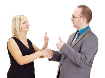 Handshake after a good interviewの写真素材
