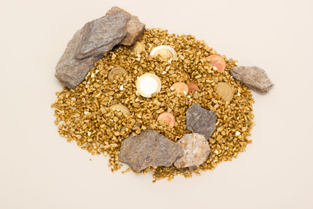 Treasure of goldの写真素材