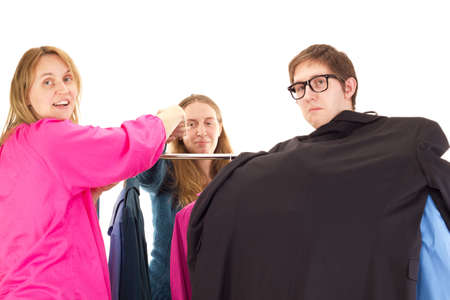 People on shopping tourの写真素材