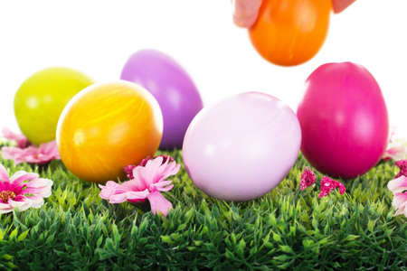 Easter eggsの写真素材