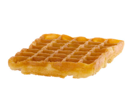 Freshly baked waffleの写真素材