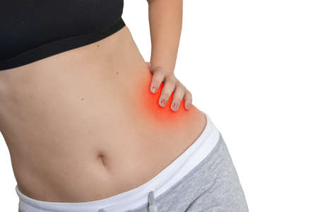 Pain in the waistの写真素材