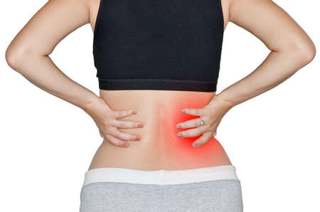 Pain in the waistの写真素材