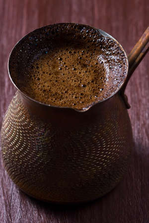 Fresh brewed coffee in Turku. makroの写真素材