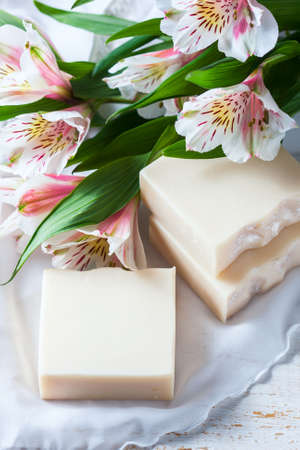 Natural Handmade Soap. Spa.の写真素材
