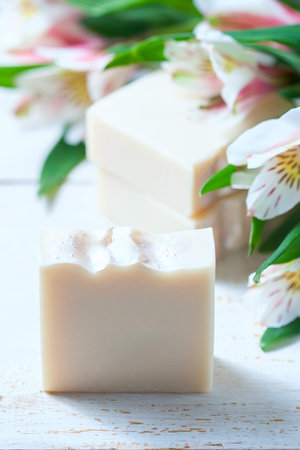 Natural Handmade Soap. Spa.の写真素材