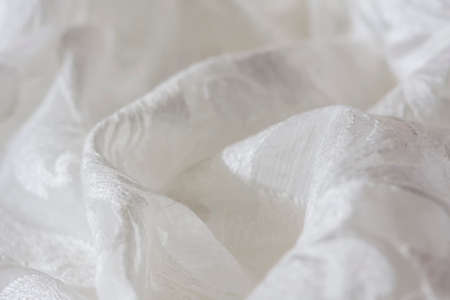 Natural fabric texture. A tissue sample. Selective focusの写真素材