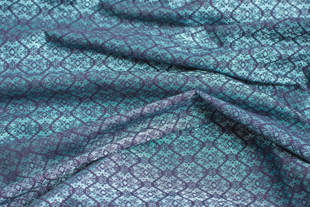 Natural fabric texture. A tissue sample. Selective focus