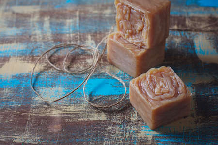 Handmade Soap. Organic soap. Spa treatments.の写真素材