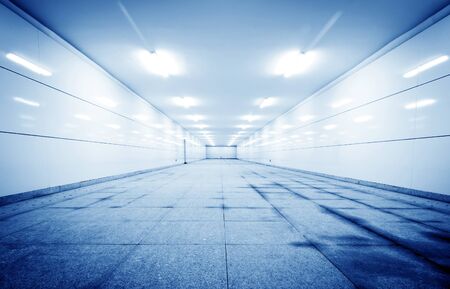 Corridors, wide-angle shots, there is sense of perspective.の写真素材