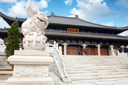 Traditional Chinese temples, the classical architecture.のeditorial素材