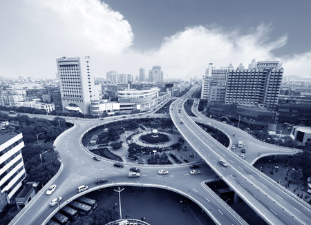 Aerial view of the Stack Interchange