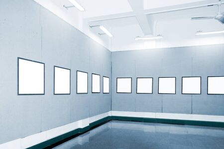 No one in the Hall panoramicの写真素材