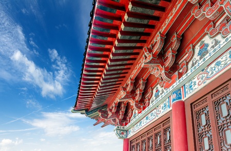 Historic Architecture of China. Forbidden City in Beijing, Chinaの写真素材