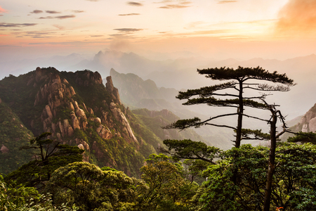 World Natural Heritage: China Jiangxi Mountains.の写真素材