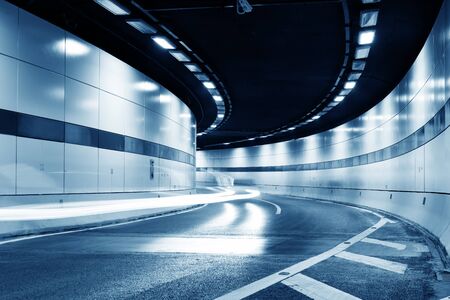  tunnel in Shanghai, China.の写真素材