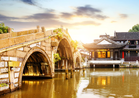 China Jiaxing Ancient Architectureのeditorial素材