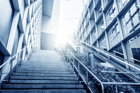 Guangzhou alleys of stairs and escalatorsのeditorial素材