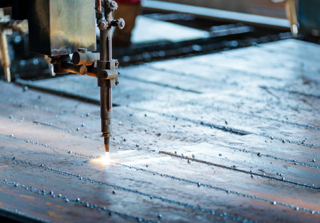 Industrial Laser cutting processing manufacture technology of flat sheet metal steel material with...