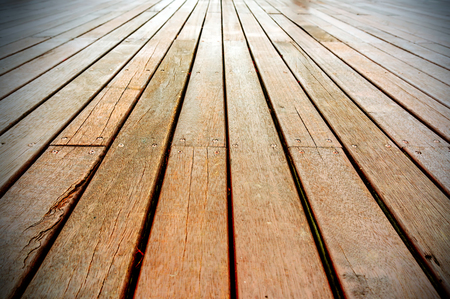Wooden deck background lumber patternの写真素材