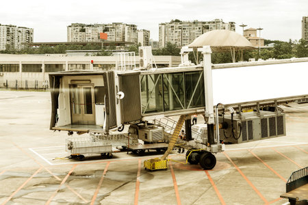 Shanghai Pudong Airport boarding bridge