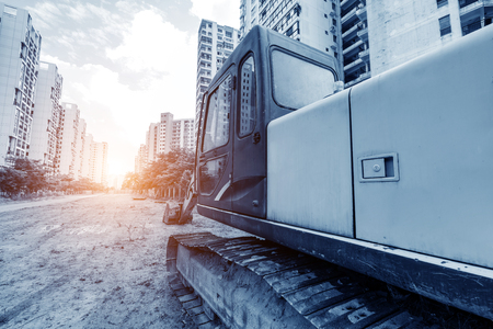 Construction of a multistory building. Cranes workの写真素材