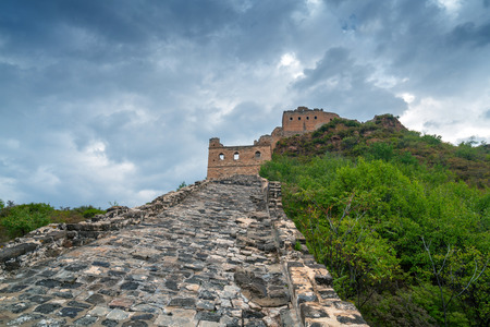 greatwall the landmark of china and beijingの写真素材