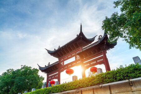 Art Arch, Chinese classical architectural styleの写真素材