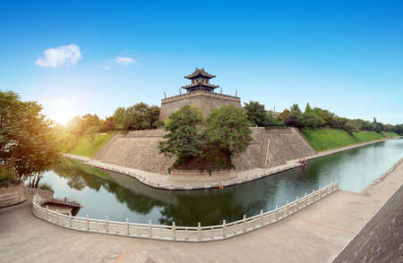Qin and Han ancient city park, Guizhou, China.のeditorial素材