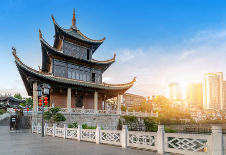 Guiyang's Famous Ancient Architectural Landscapeのeditorial素材