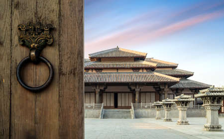 Qin and Han ancient city park, Guizhou, China.のeditorial素材