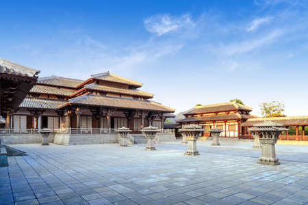 Qin and Han ancient city park, Guizhou, China.のeditorial素材