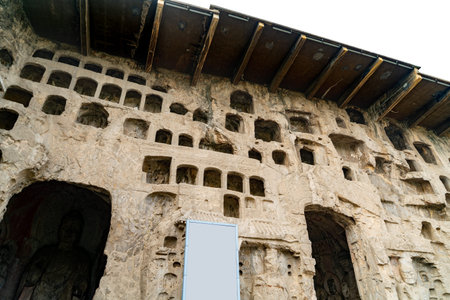 Longmen Grottoes with Buddha's figures are Starting with the Northern Wei Dynasty in 493 AD. It is...