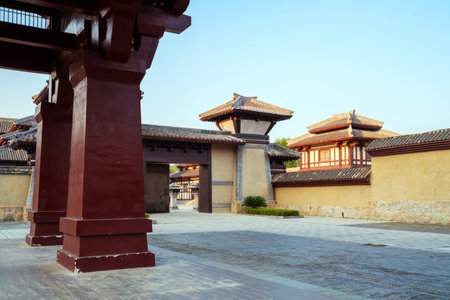 Qin and Han ancient city park, Guizhou, China.