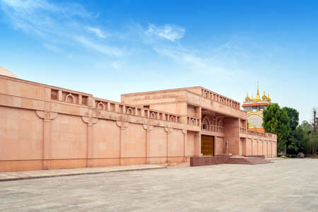 Indian style Buddhist temple, Luoyang, China.のeditorial素材