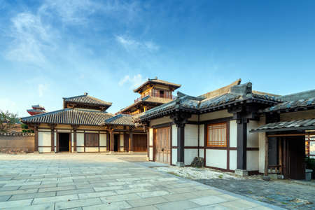 Qin and Han ancient city park, Guizhou, China.のeditorial素材